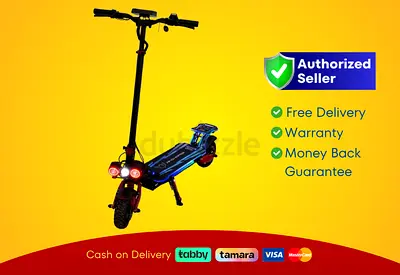 Wind Horse Electric Scooter 3600W 65KM Range 80KM Speed, H8 - Blue | Brand New |  Warranty | FREE  D