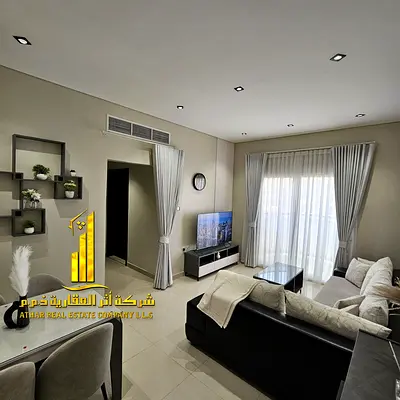 🏡 أفخم وأرقى شقة VIP غرفة وصالة بتشطيب سوبر ديلوكس في الجرف 2 – عجمان ✨ 📍 موقع مميز مدرسة الاقصي وبالقرب من مركز دلتا ونيستو هايبر ماركت ، قريبة من