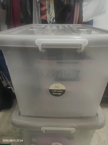 Home Box 150 Liter Clear Container
