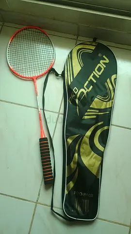 Used lightweight badminton racket — good condition