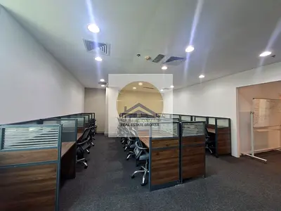 Chiller free Fitted Office With 2 parkings 1855 Sqft