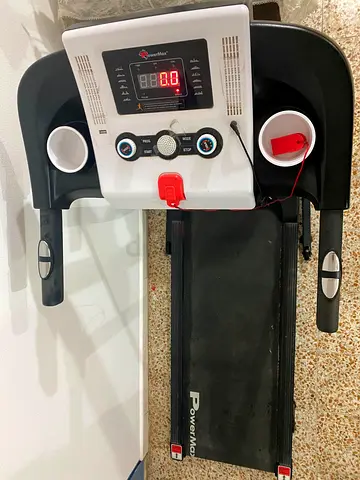 PowerMax Folding Treadmill - Compact Home Running Machine