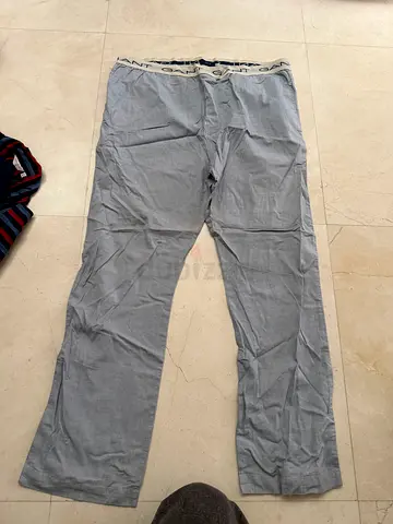 GANT Men's Boxer Briefs Waistband (Size XL) - Grey/Navy Pyjama pants