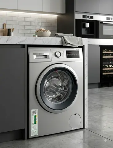 Bosch 9kg Front Load Washing Machine – Silver | Perfect Working Condition | Free Delivery & Installa