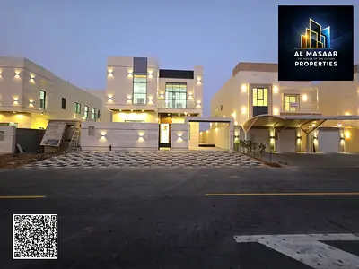 Including fees, electricity, water and air conditioning. Luxury villa in Al-Haliyo, 5 rooms + maid's room, majlis and lounge, deluxe finishing, centra