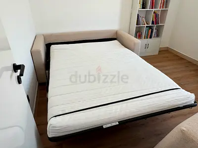 IKEA vimle Two Seater Sofa Bed Beige