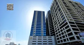 Apartment for sale in Ajman, Al Rashidiya, two bedrooms, living room, open kitchen, Gulfa Tower, rea