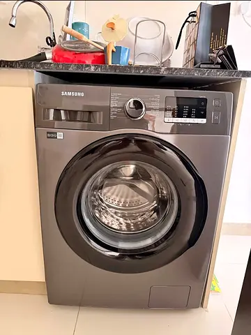 Samsung latest model gray colour 8kg washing machine for sell good working