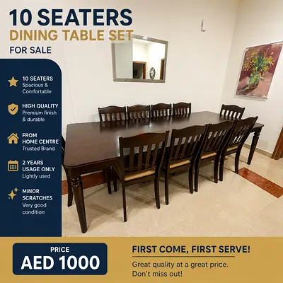 Dinning table 10 seaters