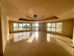 Three-bedroom apartment with a sea view, free parking, maid’s room, built-in wardrobes, balcony, o