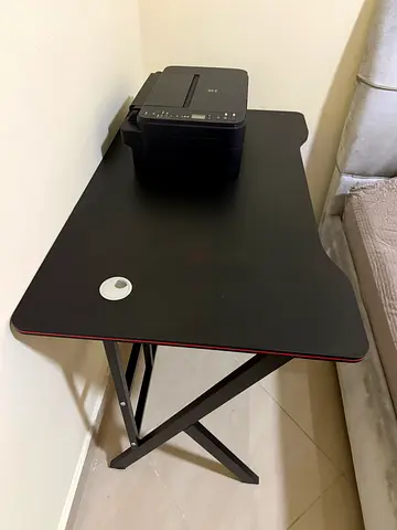 Black Foldable Laptop/Study Table — new Condition