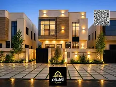 Modern villas for sale, ground and first floors, including registration and ownership fees, freehold