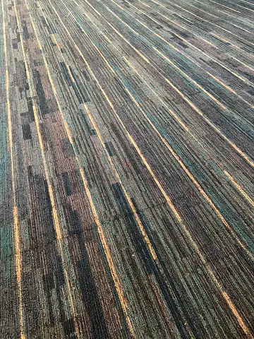 Large Modern Abstract Striped Rug - Neutral Tones