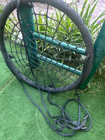 Round Rope Nest Swing - Outdoor Garden Seat