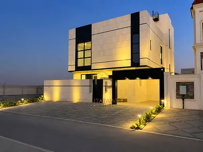 A villa on the main street, ready to move into, in one of Ajman's most prestigious areas. Freehold