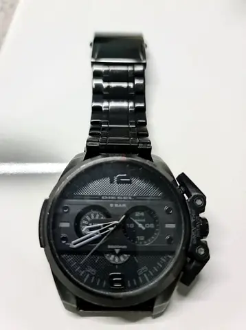 Black Diesel Men's Chronograph Watch - Used