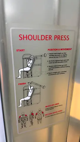 Shoulder Press Gym Machine - Commercial Grade
