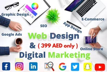 Starts with 399 AED_Web Design & Development_Web Designer_Graphic Designers_Web Development