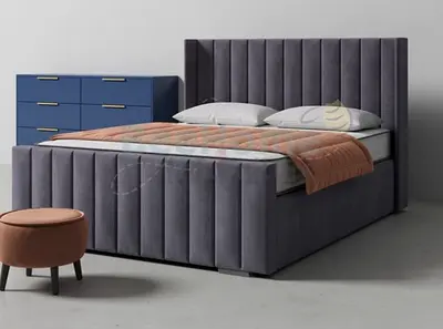 Dark gray colour 180*200 king size Bed