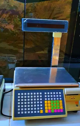 Used Retail POS Price Scale with Customer Display