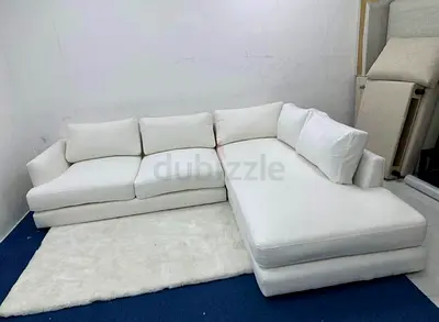Same like new condition west elm lshape sofa