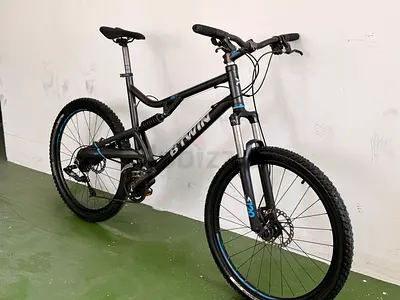 Full-suspension B’Twin Rockrider 500S Mountain Bike – XL Frame / Disc brakes Full-suspension