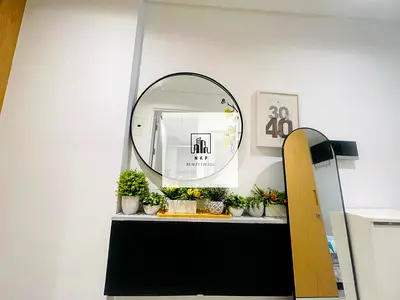 Modern spacious luxurious partition lush fully furnished studio apartment