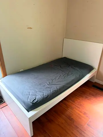 IKEA MALM Twin Bed Frame + Twin Mattress