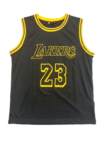 Shirt Black Lakers #23 Basketball Jersey - Size Unspecified