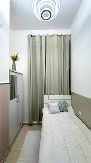 FEMALES ONLY - SINGLE PARTITION WITH WINDOW NEAR METRO IN AL BARSHA 1
