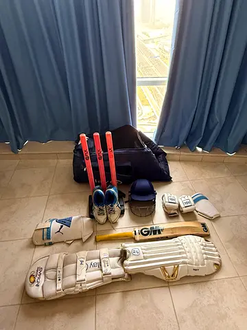 Complete Cricket Kit with GM Bat and Accessories