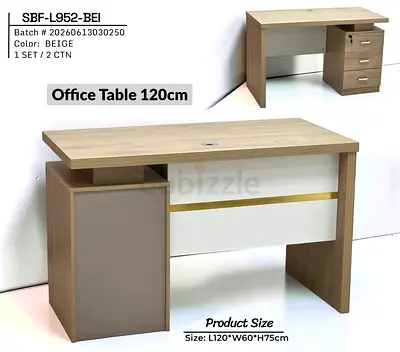 Brand New Office Table Size 120Cm