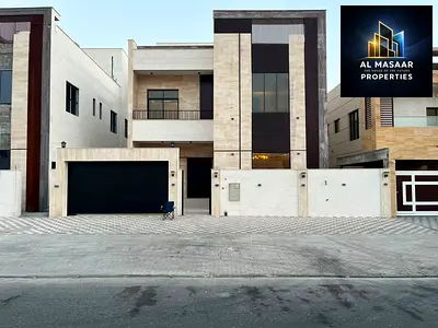 Luxury villa for sale in one of Ajman's most desirable areas | Two floors and a rooftop with intern