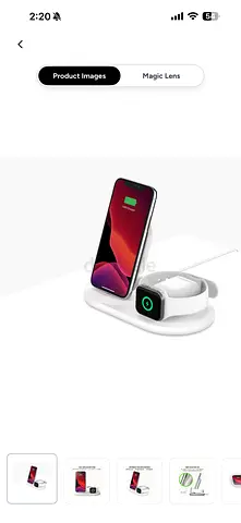 3-in-1 Wireless Charging Stand for iPhone, Apple Watch and AirPods Belkin-WIZ001