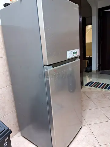 Silver Top-Freezer Refrigerator - Good Working Condition