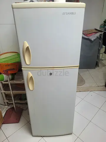 Sansui Double Door Refrigerator - Good Working Condition