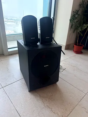 Sony 2.1 Home Speaker System with Subwoofer - Good Working Condition