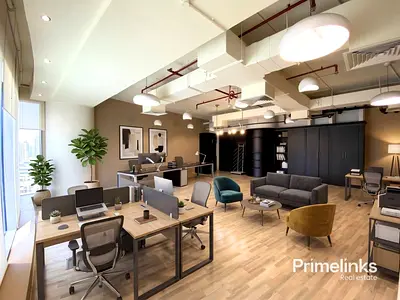 Upgraded Open Plan Office | Custom Cabinetry