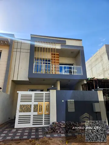 🏰 Spacious Annual Rent Deal: Luxury Villa in Al Zahya - Ajman! 🏰 ✨ Generous Family Layout & Modern Design (3 Bedrooms + Majlis + 2 Living Halls