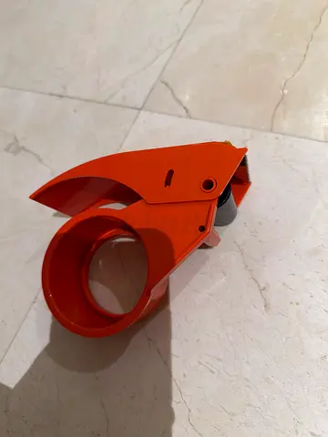 Handheld Packing Tape Dispenser - Heavy Duty, Orange