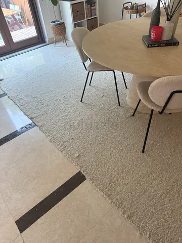 HomeKode Ivory Color Woven Rug 250x350 cm