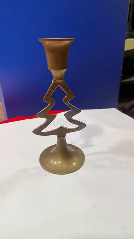 Brass antique candle holder 15cm height