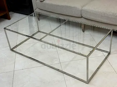 Modern Minimalist Glass Coffee Table