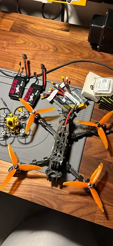 Used Racing FPV Drones with remote and battery