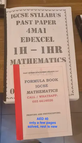 IGCSE past paper and revision guide books
