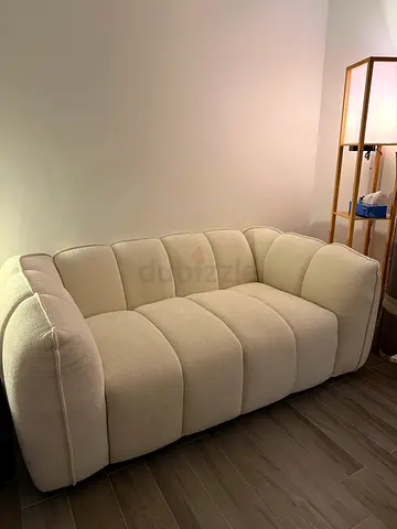 2 Seater Creamy Sofa
