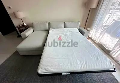 Ikea vimle L-shaped sofa with pull-out bed - good condition
