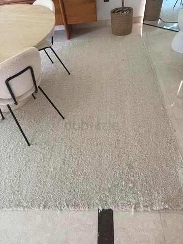HomeKode Ivory Color Woven Rug 250x350 cm
