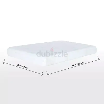 Mild Used White Mattress 200x180cm - King Size