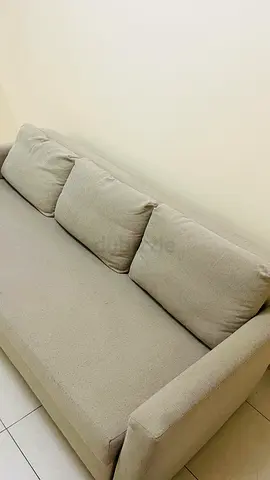 Sofa Bed with Storage – Grey Fabric – Good Condition